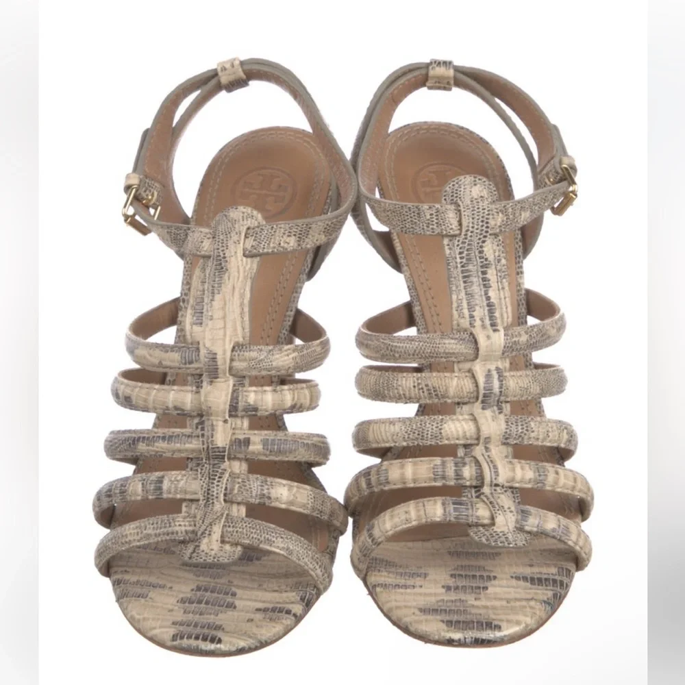 Tory Burch Leather Gladiator Heels